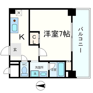 【間取り】 | インペリアル靭本町