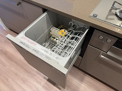 【設備】 | グランドメゾン上町台レジデンスタワー | 食器洗浄乾燥機　※工事完了後／２０２６年２月の写真