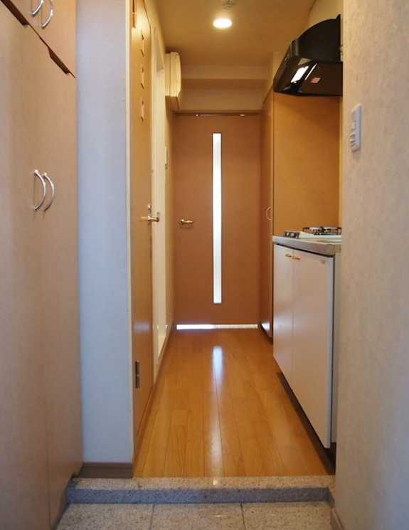 ルーブル学芸大学六番館　分譲賃貸　オートロック　高層階の玄関