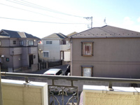 西向きバルコニー午後は陽当り良