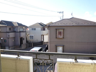 西向きバルコニー午後は陽当り良