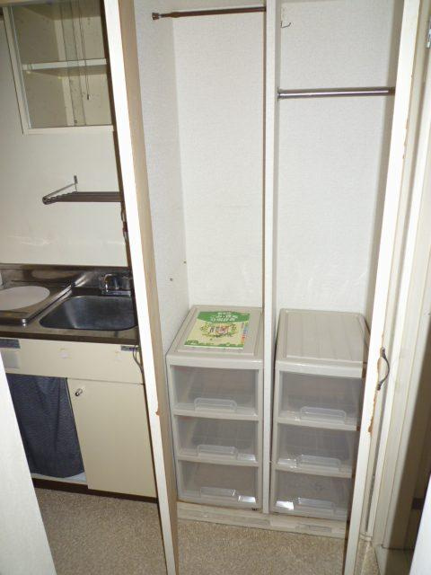 小さいですけど、収納