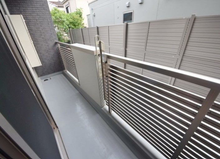 レザン東長沼のバルコニー