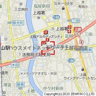 ボナール クレストの地図|位置図
