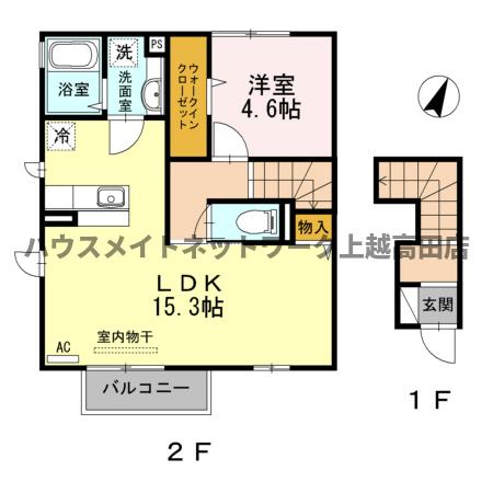 ボナール クレストの間取り|間取図