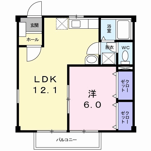 ハイツ　ヒサの間取り|間取図
