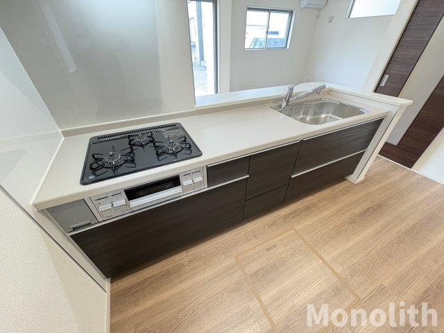 岸和田市西大路町2号棟・戸建のキッチン