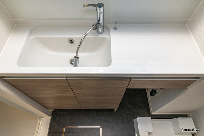 レジデンス令和の洗面所|洗面・脱衣　シャンプードレッサー付