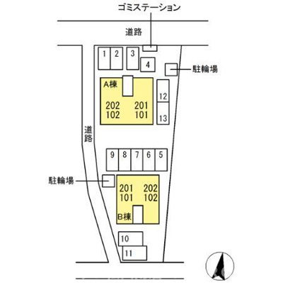 【区画図】 | ヴィラ奥里音　もがりぶえ