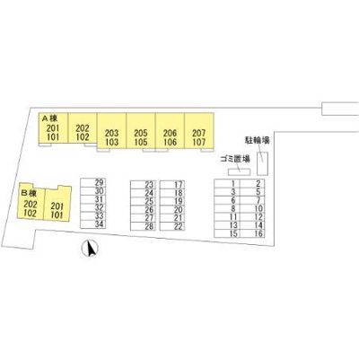 【区画図】 | マロン・スクエア　A棟