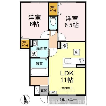 【間取り】 | マロン・スクエア　A棟