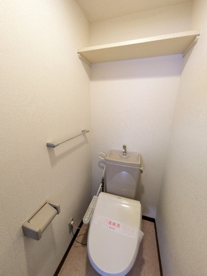 洗浄便座付きで快適