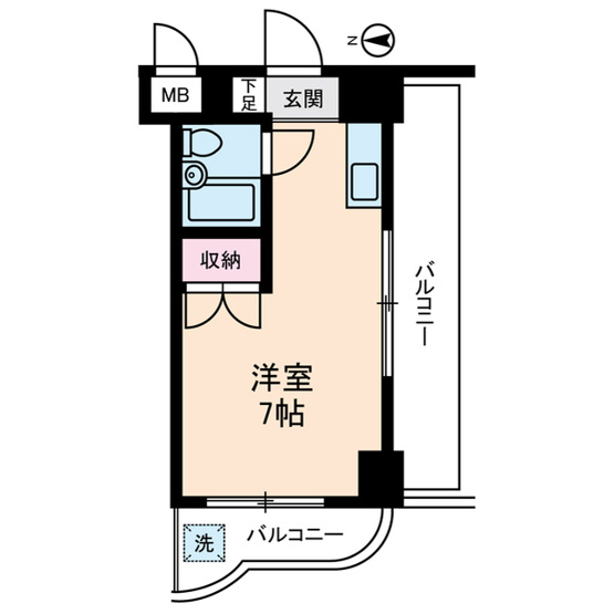 【間取り】 | エレガンス綾瀬６