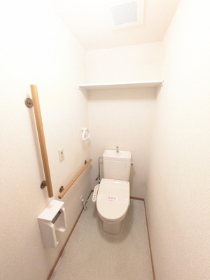 嬉しい温水洗浄便座付き