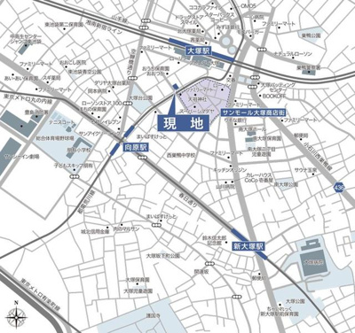 【地図】 | ルフォンプログレ南大塚