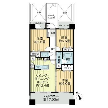 レクセルマンション東陽町の間取り