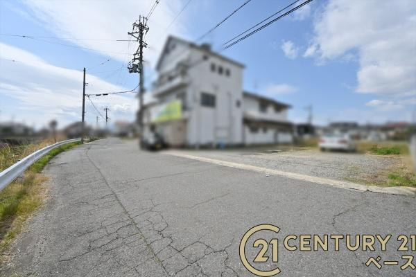 香芝市上中　建築条件なし土地の前面道路含む現地写真|■現地撮影写真■お気軽にお問い合わせくださいませ！
