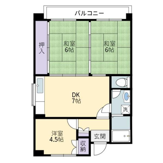 【間取り】 | ラフェスタ嫁島