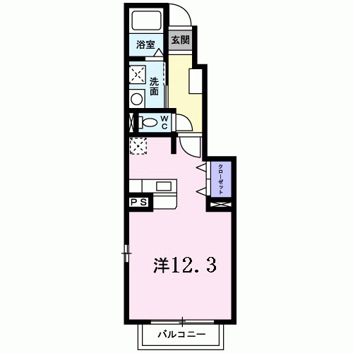 アヴニールⅠの間取り