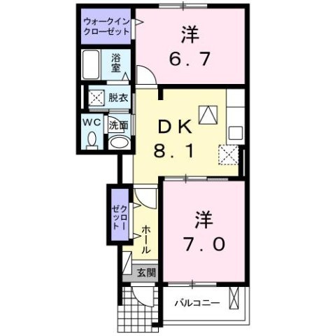 サン・スカイⅢの間取り