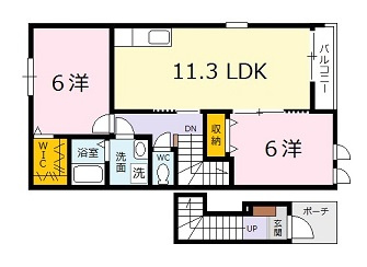 ティ・シュティル　Ⅲ番館の間取り