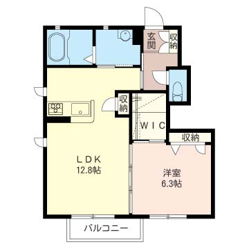 コラージュ３の間取り