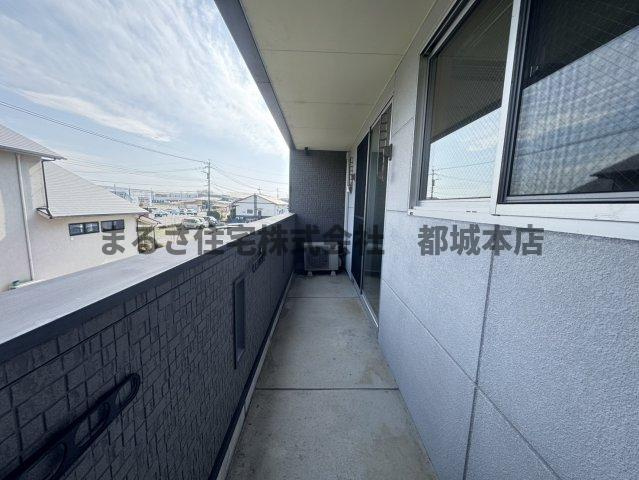 ウィズMⅠ・Ⅱのバルコニー
