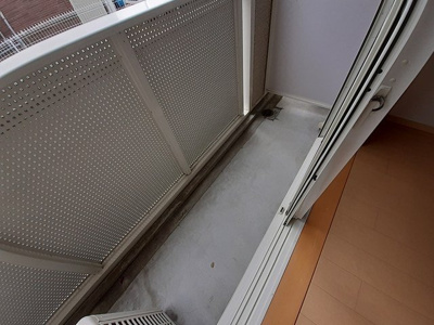 【バルコニー】 | ミルトプラッツⅡ | 外からの目が気にならないバルコニーで洗濯物が干せます