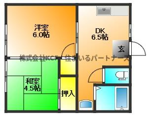 ファミリーハイツ津福の間取り