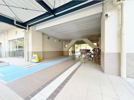 サンシティＪ棟の駐輪場