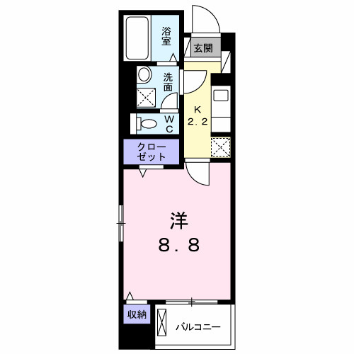 グランコート国府の間取り