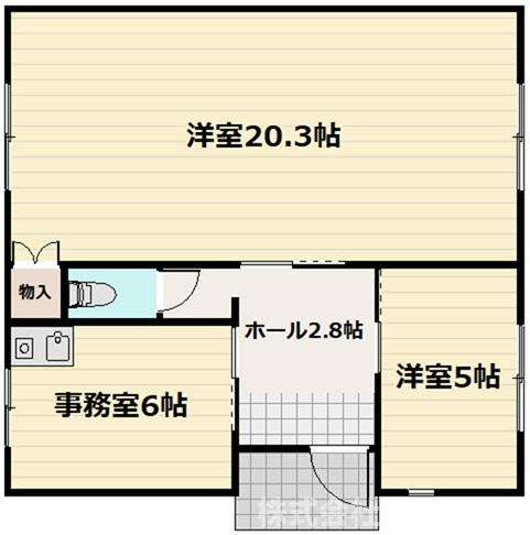 生野町テナントの間取り