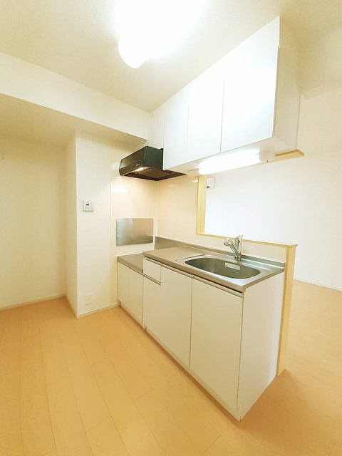 熊本市中央区本荘町のアパートのキッチン