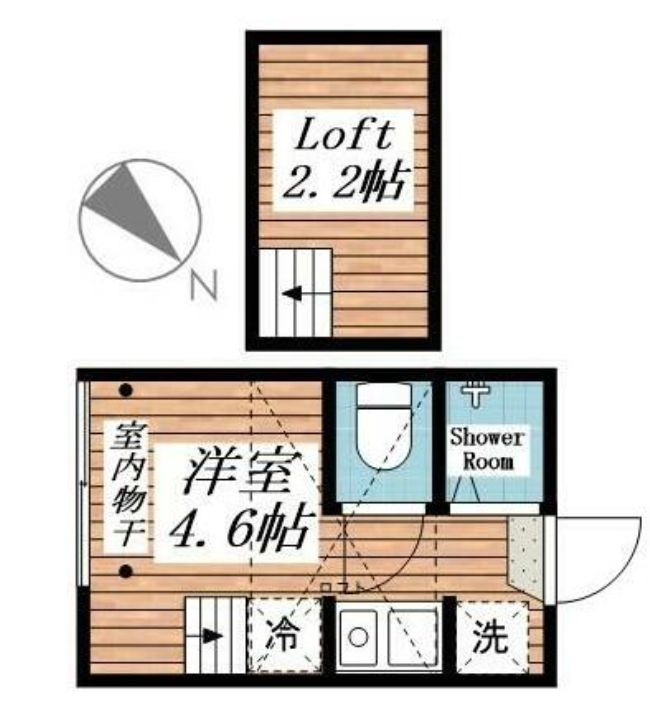 フェリスアストルの間取り|使い方は色々！ロフト付★