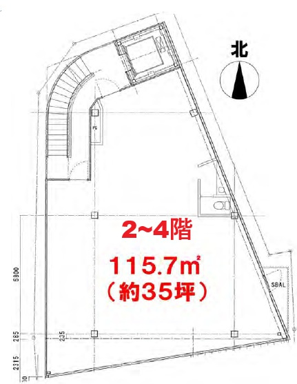 AST5ビルの間取り