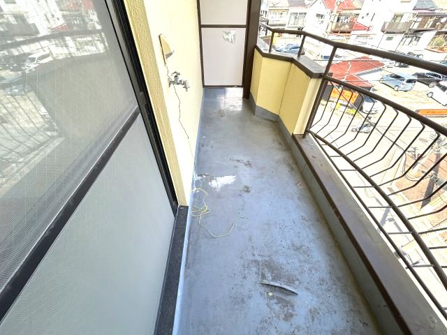 三景マンションのバルコニー