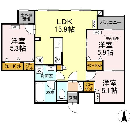 MOCRAFT中葛西の間取り