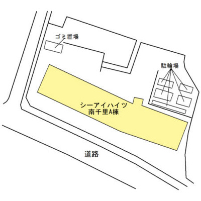 【区画図】 | シーアイハイツ南千里A棟