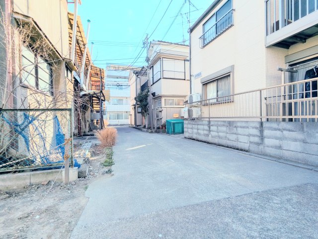 葛飾区高砂３丁目の売地の前面道路含む現地写真|～前面道路含む現地写真～