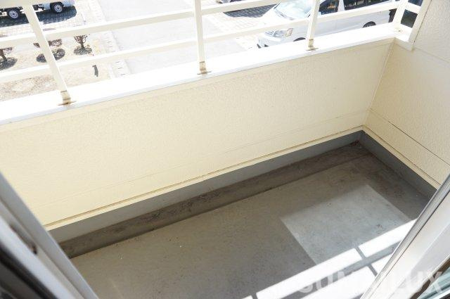 熊本市東区御領３丁目のアパートの庭