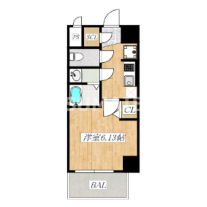 Belle　couleurの間取り|南西向きのお部屋です☆