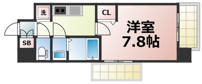 【間取り】 | La　Douceur北巽　仲介手数料無料