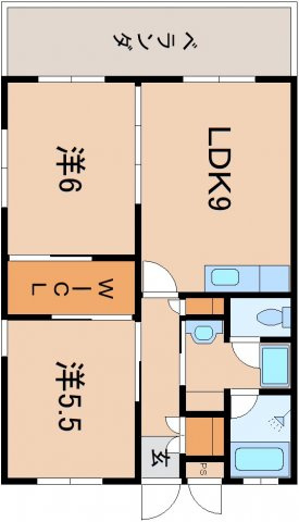 デュオコートの間取り