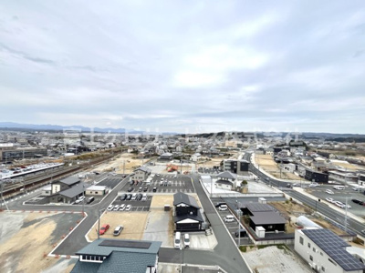 【展望】 | レ・ジェイド袋井駅前 | 寝室からの展望（建物東面）