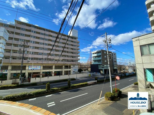 3LDK南西角部屋！ダイアパレス八事隼人池の展望|2階バルコニーからの眺望です。