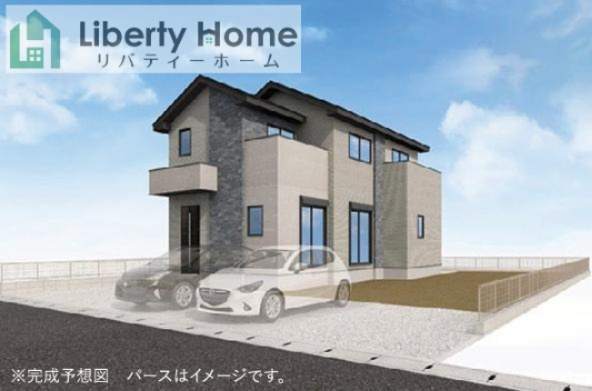 日立市東大沼町11期　新築戸建　2号棟の完成予想図|ご予約をいただければ、『平日の空いた時間』『周辺物件まとめて見たい』『1件だけ見たい』ももちろん可能です♪
お気軽にお問合せください♪