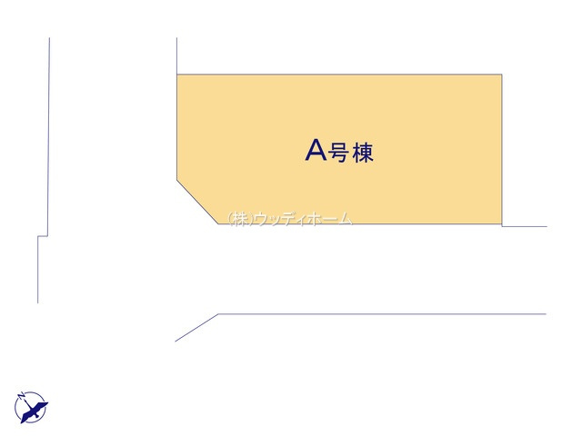 春日部市粕壁東4丁目　新築一戸建ての区画図