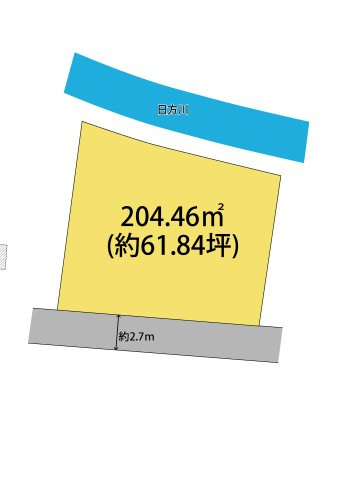 海南市大野中・土地・127790の区画図