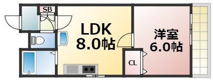 【間取り】 | ウエンズ小路　仲介手数料無料