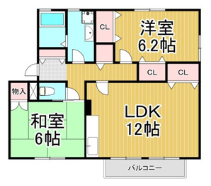 モンマルトルの間取り